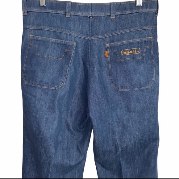 Vintage Deadstock 70’s Orange Tab Levis Action Slack Jeans - Picture 12 of 14
